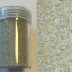 Mini pearls (zonder gat) 0,8-1,0mm wit 22 gram