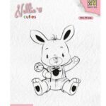 Nellie Choice Nellie's Cuties Clear Stamp Konijn