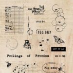 Studio Light Clear Stamp Feelings of Freedom nr.423