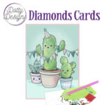 Dotty Designs Diamond Cards - Cactus