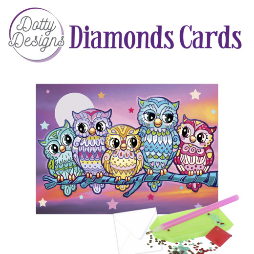 Dotty Designs Diamond Cards – Kitschy Owls