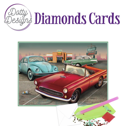 Dotty Designs Diamond Cards – Vintage Cars