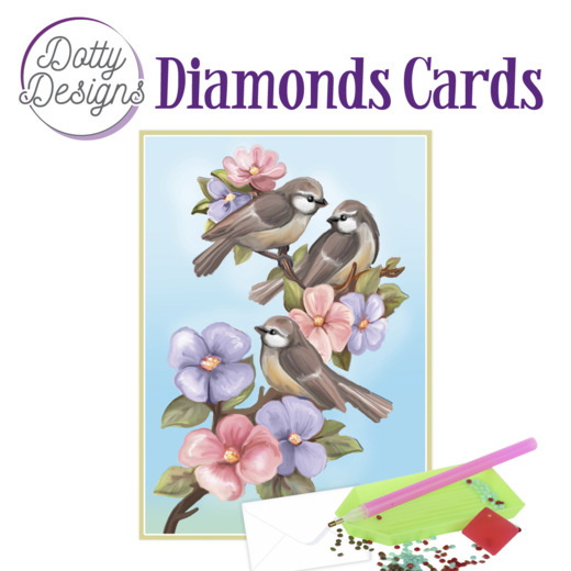Dotty Designs Diamond Cards – Three Birds