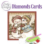 Dotty Designs Diamond Cards - Snowmen