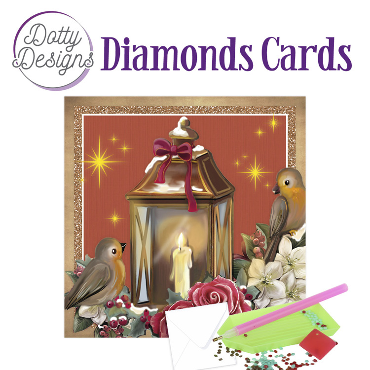 Dotty Designs Diamond Cards – Christmas Lantern