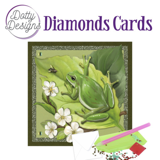 Dotty Designs Diamond Cards – Frog