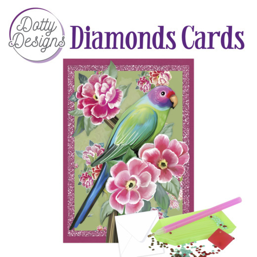 Dotty Designs Diamond Cards – Tropical Bird