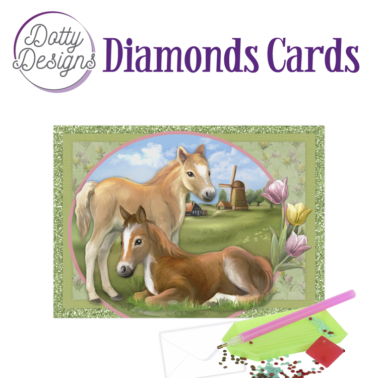 Dotty Designs Diamond Cards – Horses