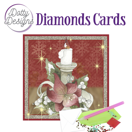 Dotty Designs Diamond Cards – Poinsettia