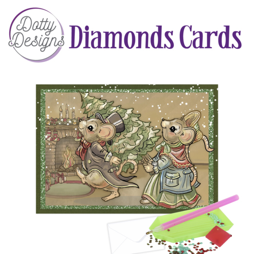 Dotty Designs Diamond Cards – Have a Mice Christmas