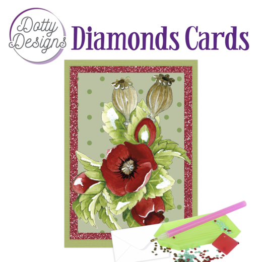 Dotty Designs Diamond Cards – Poppy