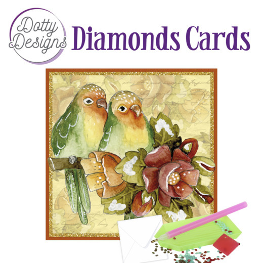 Dotty Designs Diamond Cards – Lovebirds