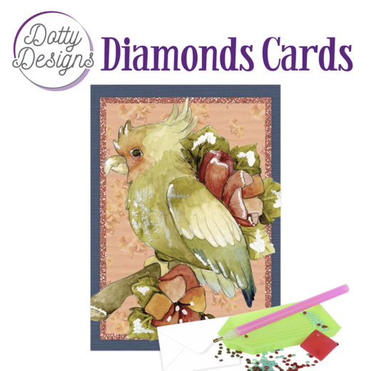 Dotty Designs Diamond Cards – Cockatoo