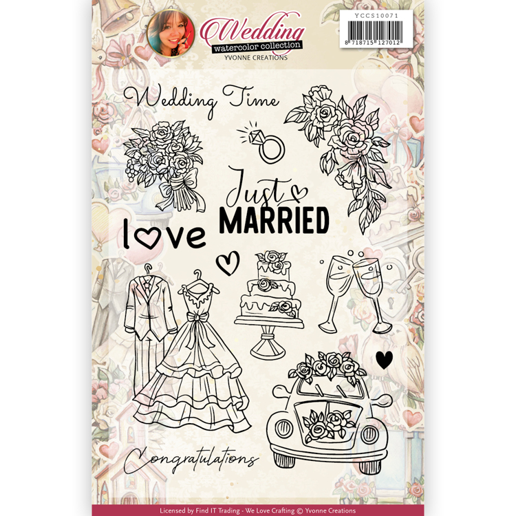 Clear Stamps – Yvonne Creations – Wedding