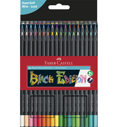 Black Edition kleurpotloden 36pcs – Faber Castell