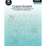 **-60%** Clearstempel Dahlia Background nr 323 - StudioLight