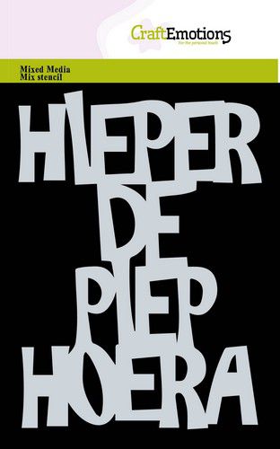 Mask Stencil Hieper de Piep (NL)- Carla Creaties – CraftEmotions
