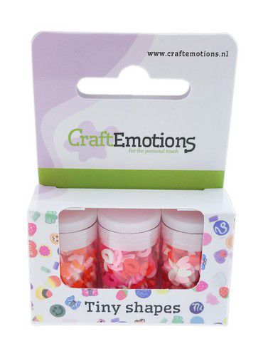 CraftEmotions Tiny Shapes – 3 tubes – Love