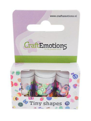 CraftEmotions Tiny Shapes – 3 tubes – various shapes 1