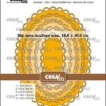 Crealies Crea-Nest-Lies XXL Ovalen grote open schulprand