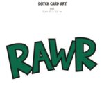 Dutch Doobadoo Card-Art RAWR A5