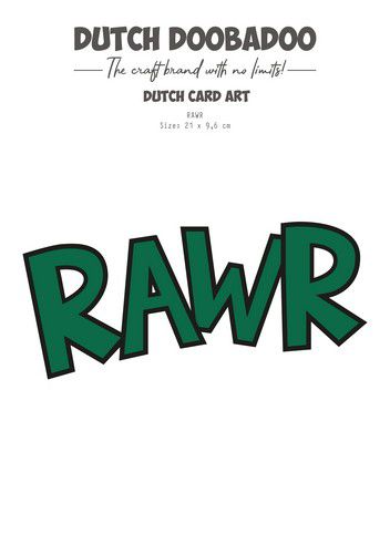Dutch Doobadoo Card-Art RAWR A5