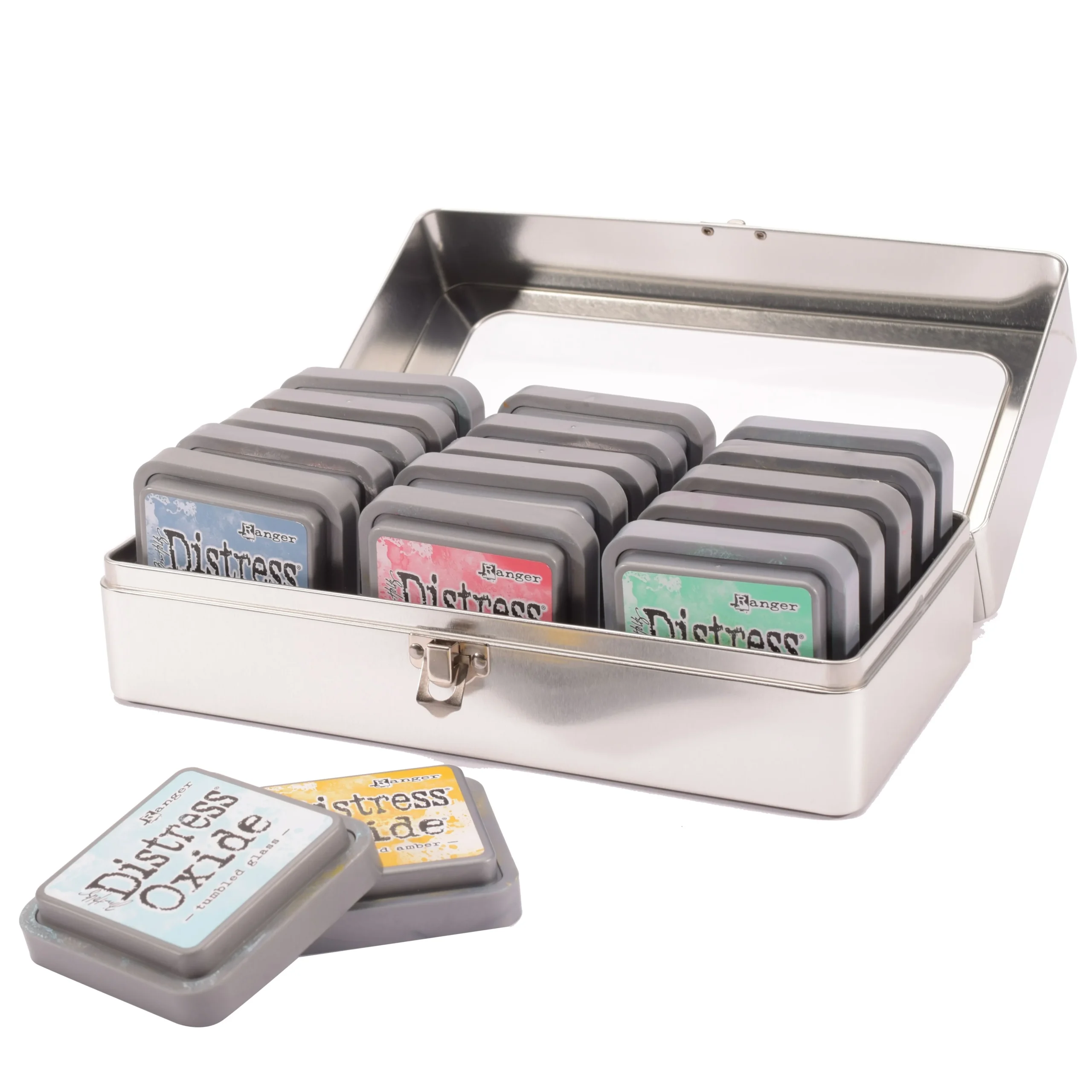 Distress Pad Storage Tin – 3×3 Pads (leeg) – Tim Holtz – Ranger