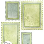 Snijmallen - Postage Stamps - 2026 - Elizabeth Craft Design