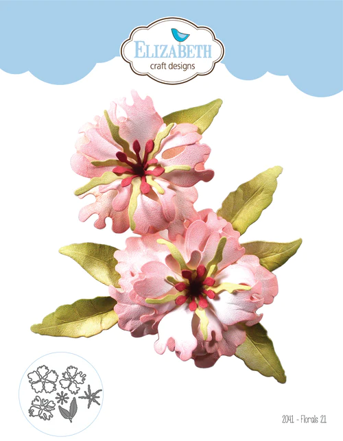 Snijmallen – Florals 21 – 2041 – Elizabeth Craft Design