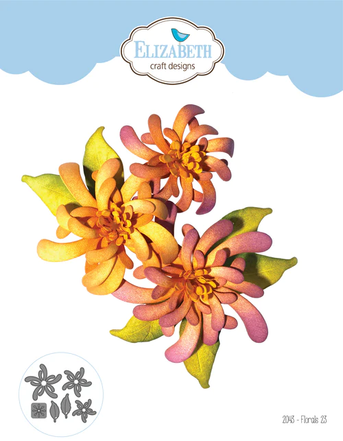 Snijmallen – Florals 23 – 2043 – Elizabeth Craft Design