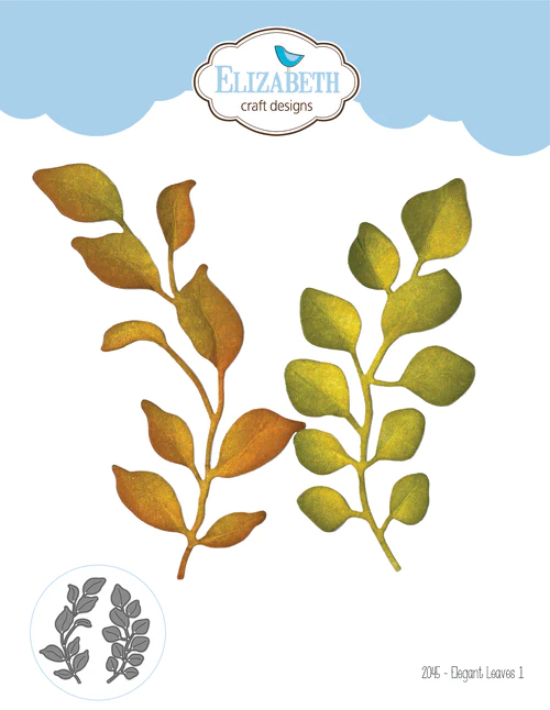 Snijmallen – Elegant Leaves 1 – 2045 – Elizabeth Craft Design