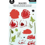 **laatste item** Studio Light Mask  Poppy Flowers Essentials nr.196