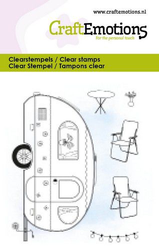 CraftEmotions clearstamps 6x7cm –  Caravan