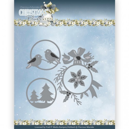 **-40%** Dies – Precious Marieke – Christmas Blues – Christmas Baubles