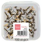 Brads 100st 3mm Zilver - Marianne Design (splitpennen)