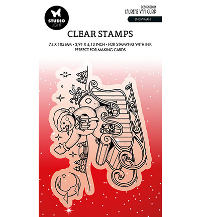 Clearstempel Snowman nr 489 Laurens van Gurp – StudioLight