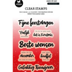 Clearstempel Vrolijk Kerstfeest nr 490 Laurens van Gurp - StudioLight