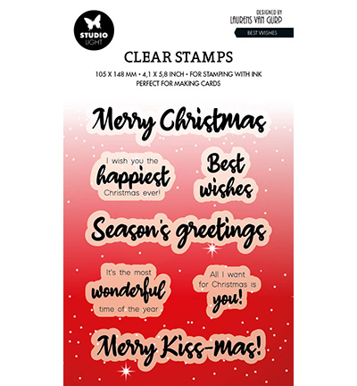 Clearstempel Best Wishes nr 491 Laurens van Gurp – StudioLight