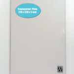 Transparante plaat 5MM t.b.v. Power Boss  A4 formaat - Nellie Snellen