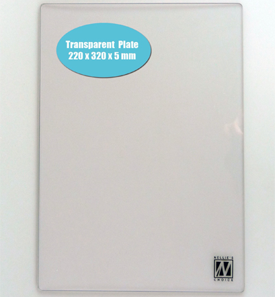Transparante plaat 5MM t.b.v. Power Boss  A4 formaat – Nellie Snellen