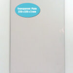 Transparante plaat 3MM t.b.v. Power Boss  A4 formaat - Nellie Snellen