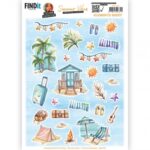 3D Cutting Sheets - Yvonne Creations - Summer Vibes - Small Elements B