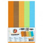 Linen Cardstock Pack - Vierkant - Yvonne Creations - Summer Vibes