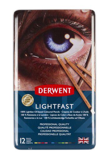 Lightfast potloden blik  12st – Derwent