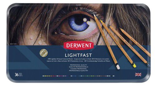 Lightfast potloden blik 36st – Derwent