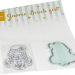 **-40%** Clear Stamps & dies Gnome strand meisje – Marianne Design