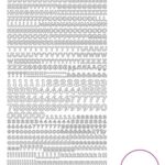 Hobbydots sticker - Adhesive White