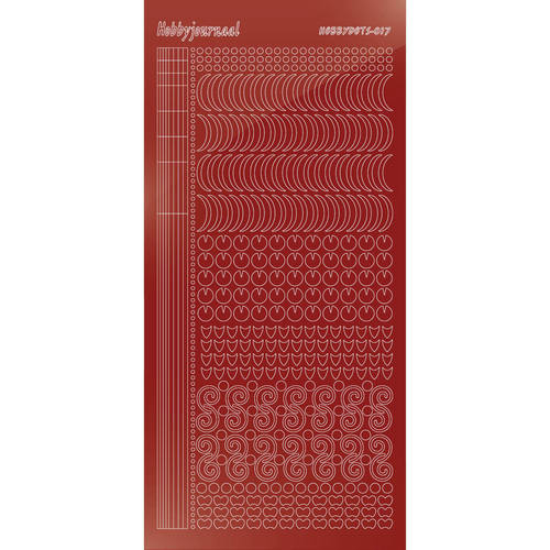 Hobbydots sticker – Mirror Red