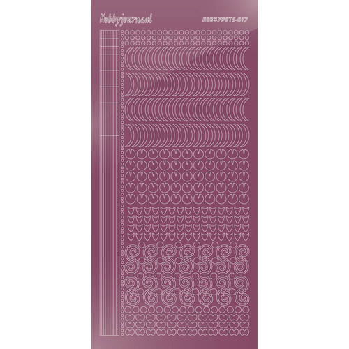 Hobbydots sticker – Mirror Violet