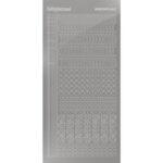 Hobbydots sticker - Mirror - Silver